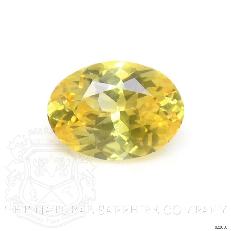 0.87 Ct. Yellow Sapphire from Ceylon (Sri Lanka)
