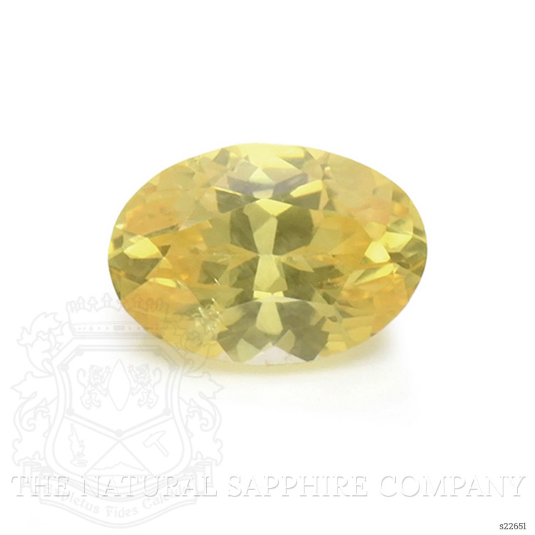 0.94 Ct. Yellow Sapphire from Ceylon (Sri Lanka)