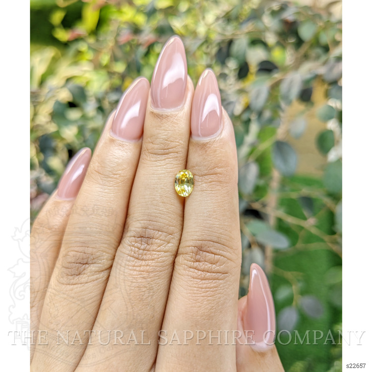 0.94 Ct. Yellow Sapphire from Ceylon (Sri Lanka)