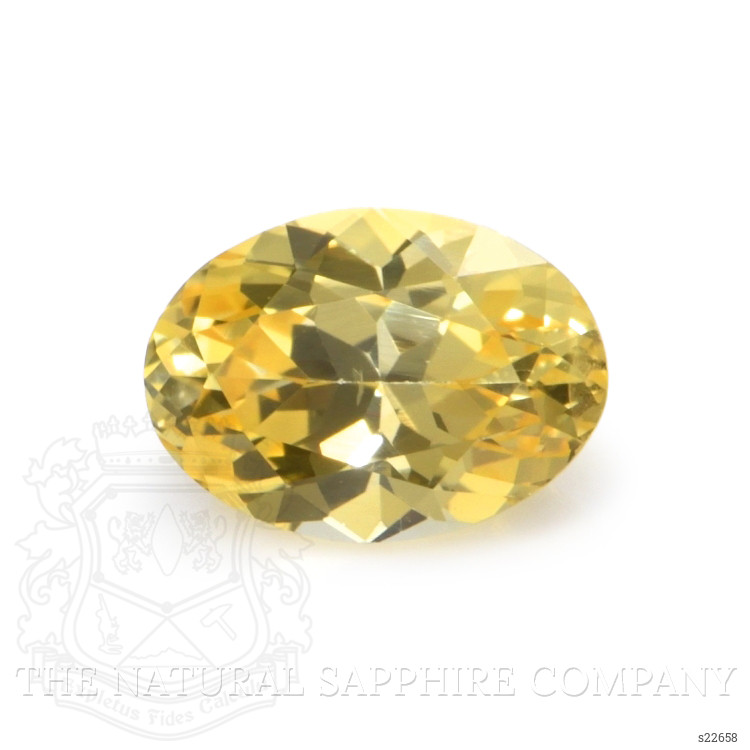 1.02 Ct. Orangish Yellow Sapphire from Ceylon (Sri Lanka)