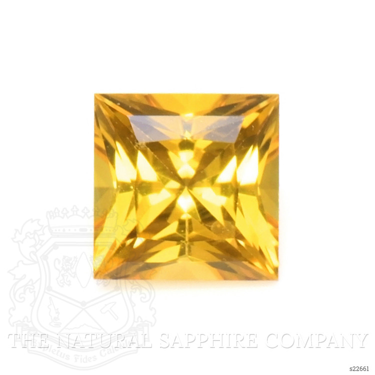 0.46 Ct. Orange Sapphire from Ceylon (Sri Lanka)