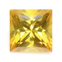 0.42 Ct. Orangish Yellow Sapphire from Ceylon (Sri Lanka) Video