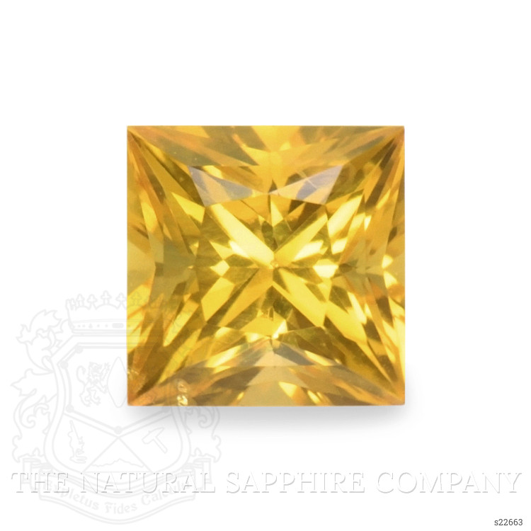 0.47 Ct. Yellowish Orange Sapphire from Ceylon (Sri Lanka)