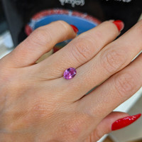 1.15 Ct. Pink Sapphire from Ceylon (Sri Lanka) Life Style