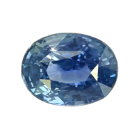 2.06 Ct. Greenish Blue Sapphire from Madagascar Video