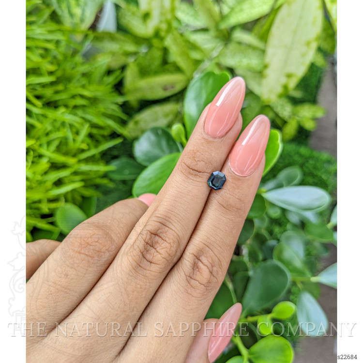 1.06 Ct. Bluish Green Sapphire from Africa