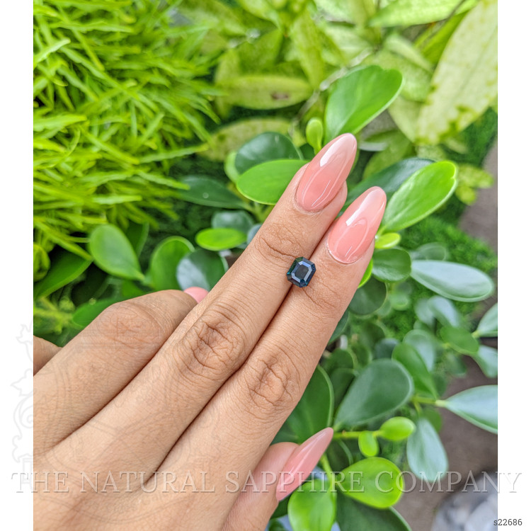 1.97 Ct. Bluish Green Sapphire from Africa