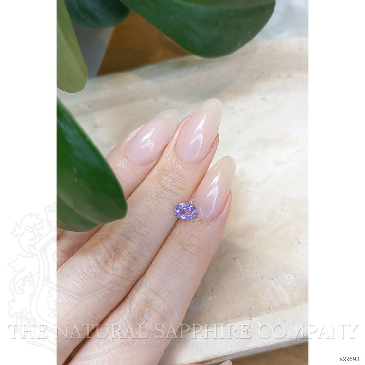 0.81 Ct. Pinkish Purple Sapphire from Ceylon (Sri Lanka)