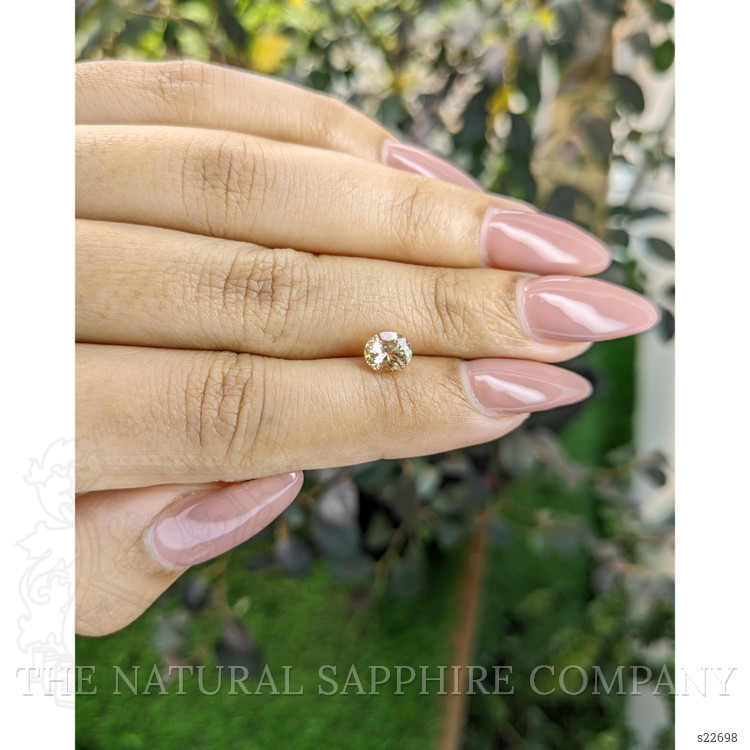 1.13 Ct. Peach Sapphire from Ceylon (Sri Lanka)