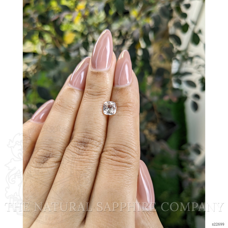 1.14 Ct. Peach Sapphire from Ceylon (Sri Lanka)