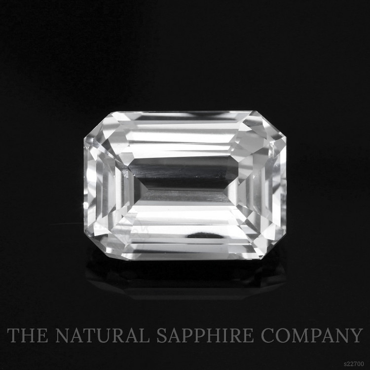 4.05 Ct. White Sapphire from Ceylon (Sri Lanka)