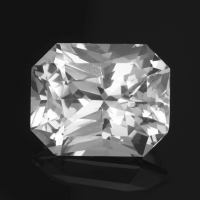 7.44 Ct. White Sapphire from Ceylon (Sri Lanka) Video