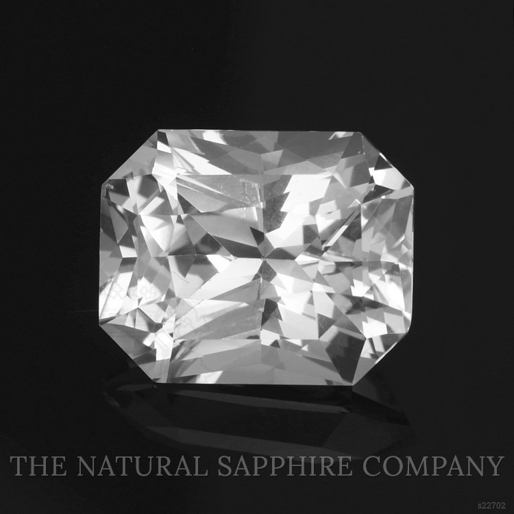 7.44 Ct. White Sapphire from Ceylon (Sri Lanka)