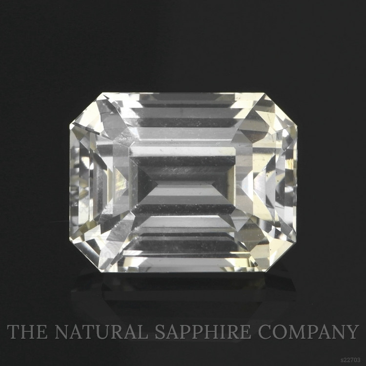 8.02 Ct. White Sapphire from Ceylon (Sri Lanka)