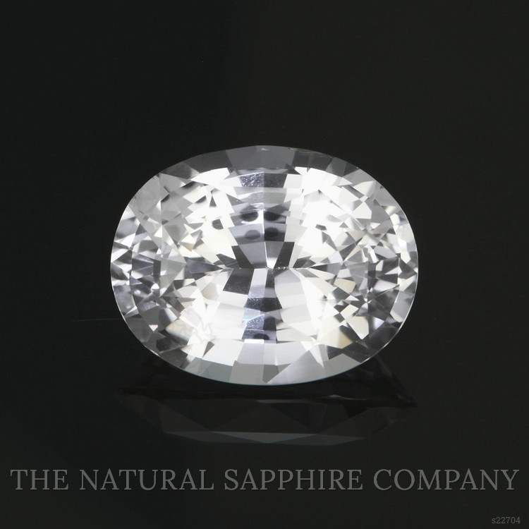 5.56 Ct. White Sapphire from Ceylon (Sri Lanka)