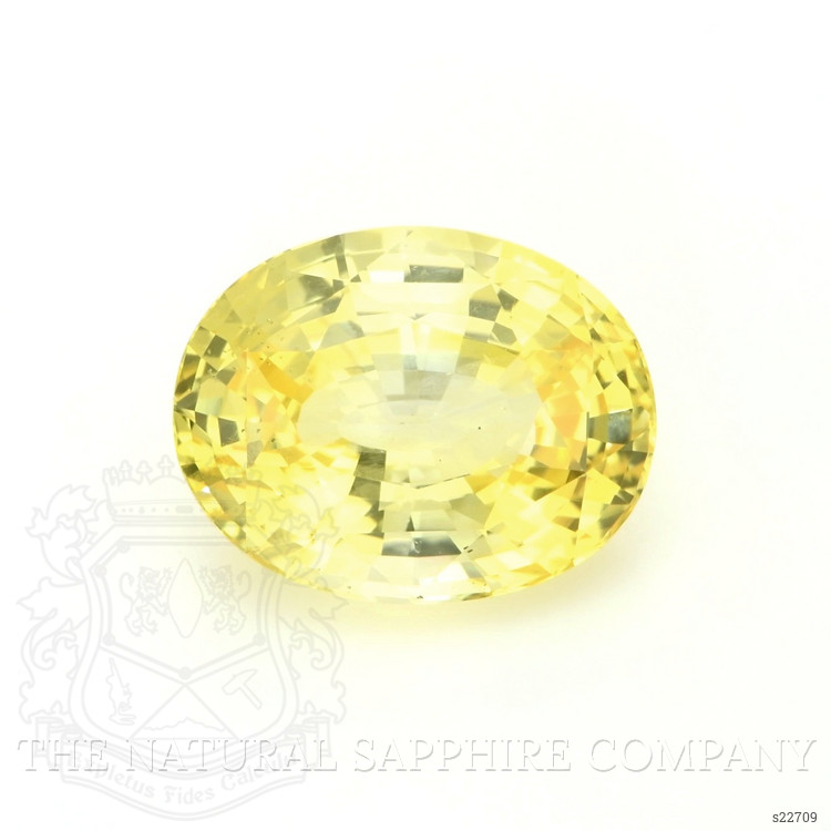 6.12 Ct. Yellow Sapphire from Ceylon (Sri Lanka)