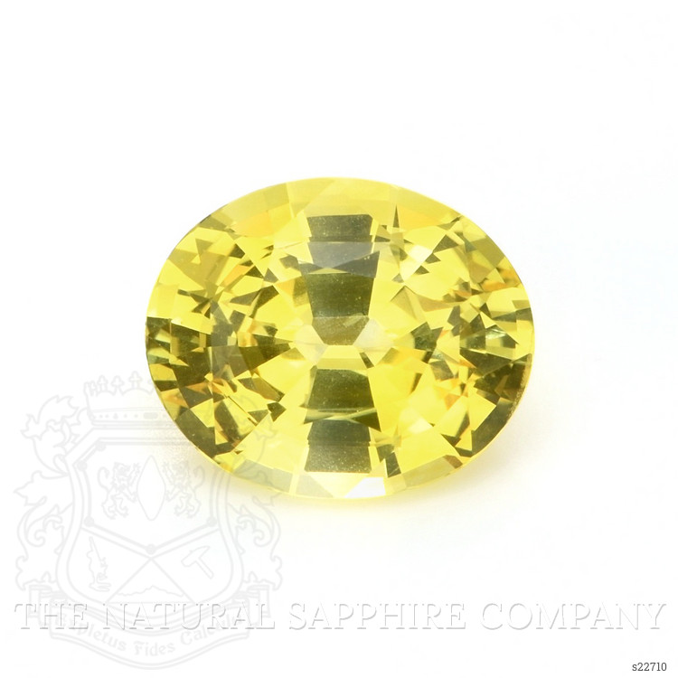 6.40 Ct. Yellow Sapphire from Ceylon (Sri Lanka)