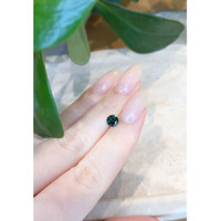 0.99 Ct. Bluish Green Sapphire from Ceylon (Sri Lanka) Life Style