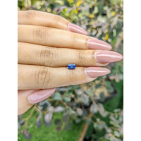 0.67 Ct. Blue Sapphire from Ceylon (Sri Lanka) Life Style