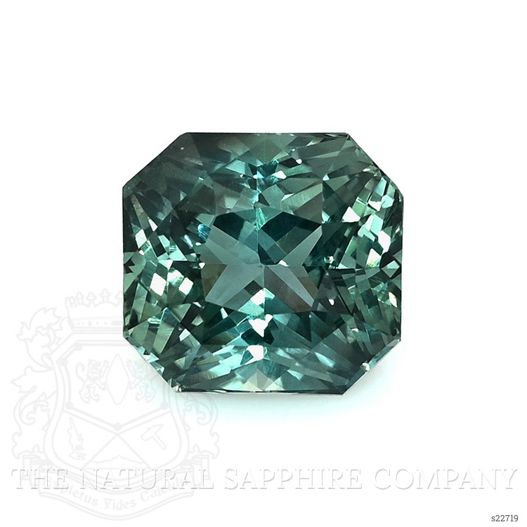 4.03 Ct. Bluish Green Sapphire from Ceylon (Sri Lanka)