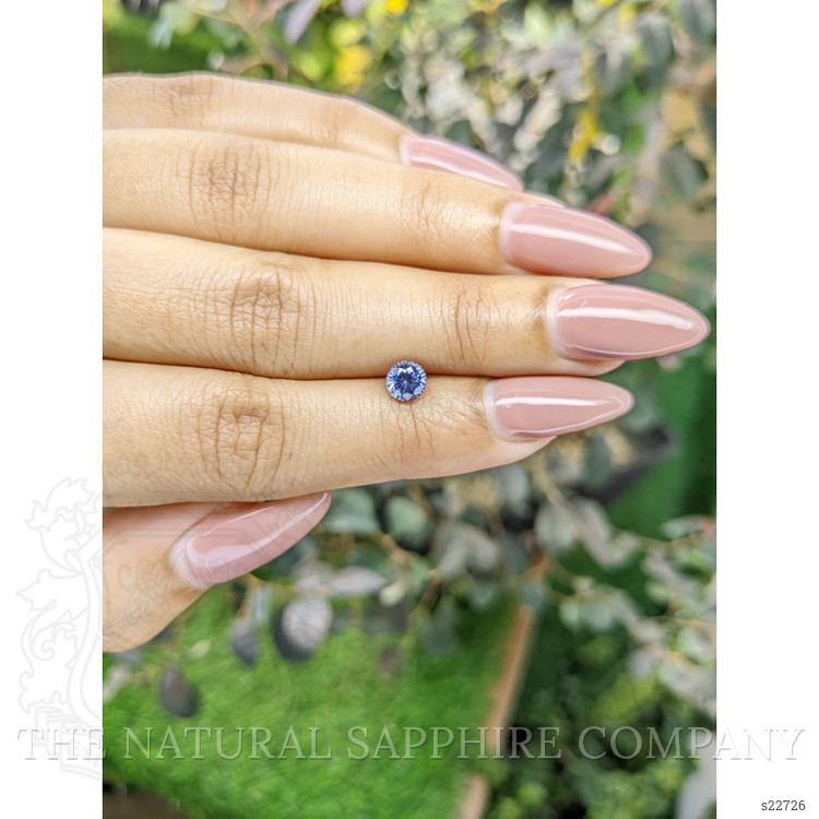 0.74 Ct. Violet Sapphire from Ceylon (Sri Lanka)