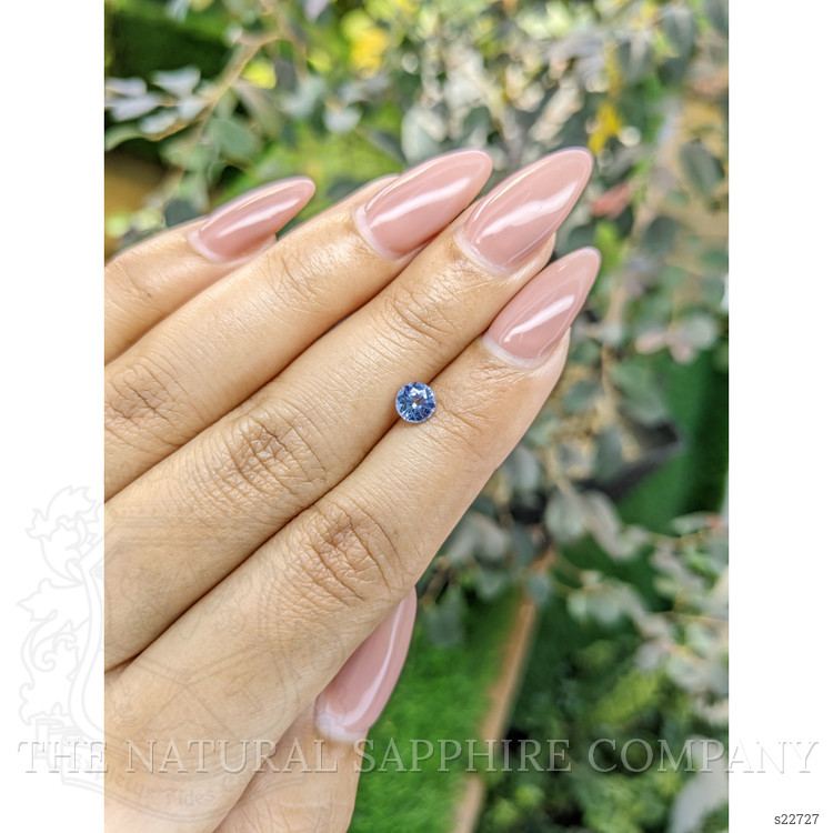 0.63 Ct. Blue Sapphire from Ceylon (Sri Lanka)