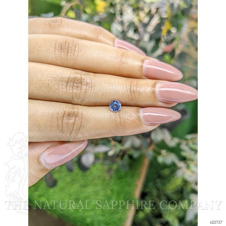 0.63 Ct. Blue Sapphire from Ceylon (Sri Lanka)