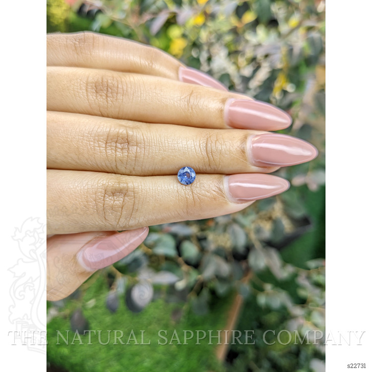 0.63 Ct. Blue Sapphire from Ceylon (Sri Lanka)