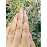 0.63 Ct. Blue Sapphire from Ceylon (Sri Lanka) Life Style