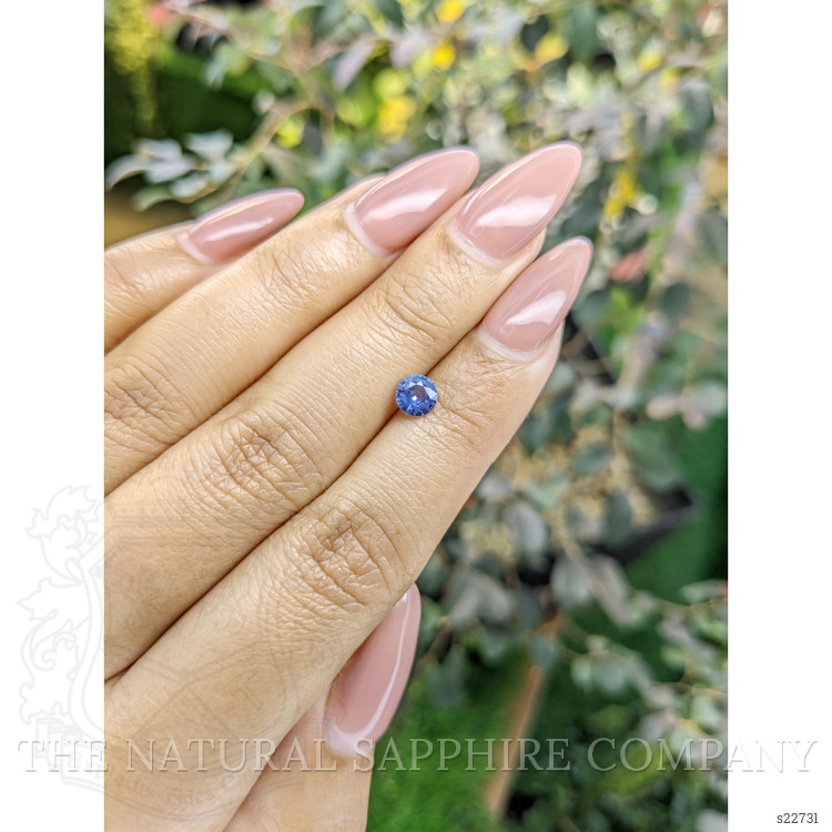 0.63 Ct. Blue Sapphire from Ceylon (Sri Lanka)