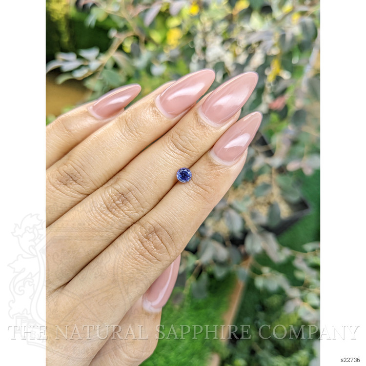 0.60 Ct. Violet Sapphire from Ceylon (Sri Lanka)