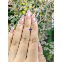 0.60 Ct. Violet Sapphire from Ceylon (Sri Lanka) Life Style
