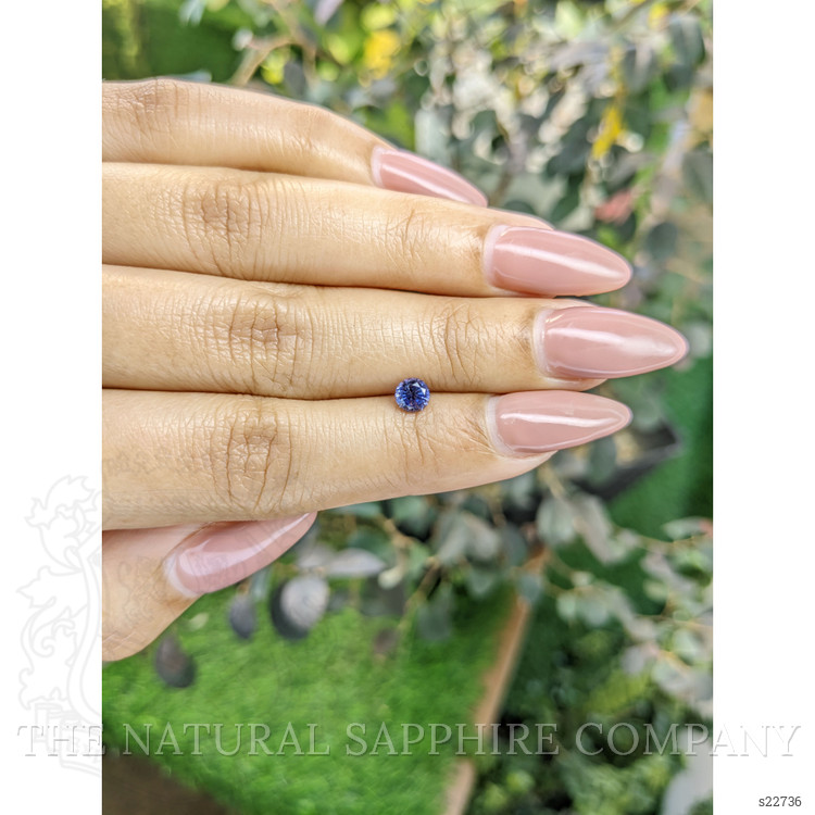 0.60 Ct. Violet Sapphire from Ceylon (Sri Lanka)