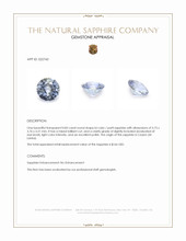0.83 Ct. Bi Color / Parti Sapphire from Ceylon (Sri Lanka) Appraisal