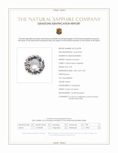 0.50 Ct. Peach Sapphire from Ceylon (Sri Lanka) Scan Report