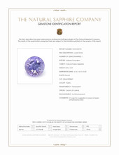 0.43 Ct. Purple Sapphire from Ceylon (Sri Lanka) Scan Report