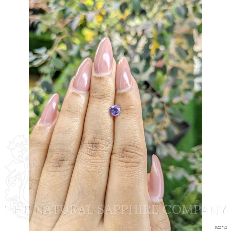 0.68 Ct. Purple Sapphire from Ceylon (Sri Lanka)