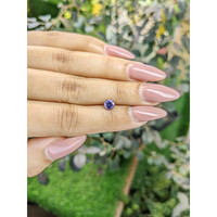 0.68 Ct. Purple Sapphire from Ceylon (Sri Lanka) Life Style
