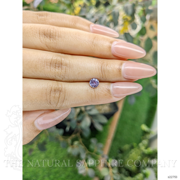 0.59 Ct. Purple Sapphire from Ceylon (Sri Lanka)