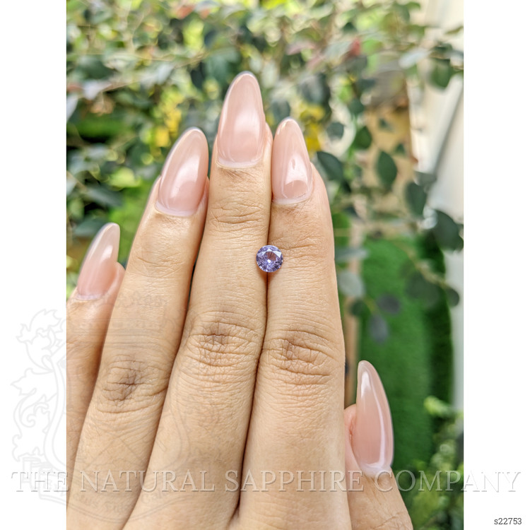0.59 Ct. Purple Sapphire from Ceylon (Sri Lanka)