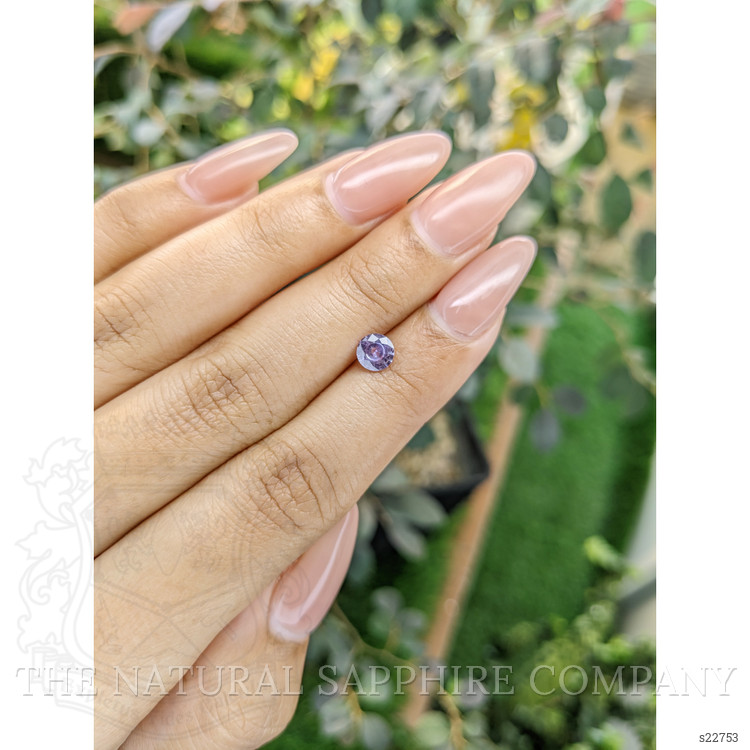 0.59 Ct. Purple Sapphire from Ceylon (Sri Lanka)