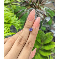 1.58 Ct. Bluish Purple Sapphire from Tanzania Life Style