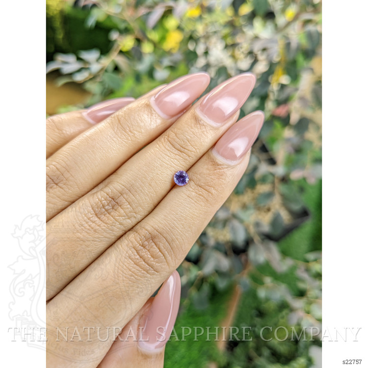 0.40 Ct. Purple Sapphire from Ceylon (Sri Lanka)