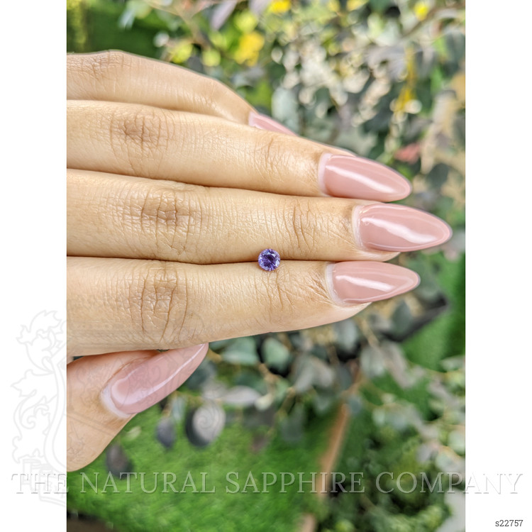 0.40 Ct. Purple Sapphire from Ceylon (Sri Lanka)