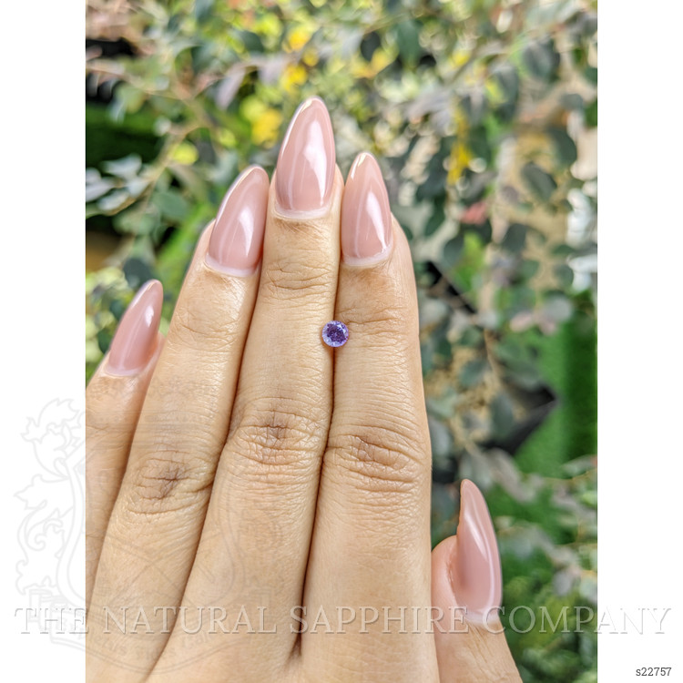 0.40 Ct. Purple Sapphire from Ceylon (Sri Lanka)