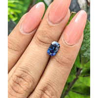 2.08 Ct. Blue Sapphire from Tanzania Life Style