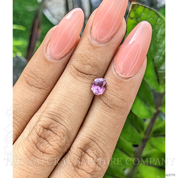 1.13 Ct. Pinkish Purple Sapphire from Tanzania