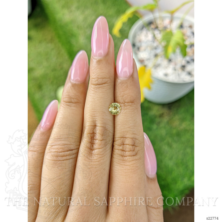 0.70 Ct. Yellow Sapphire from Ceylon (Sri Lanka)