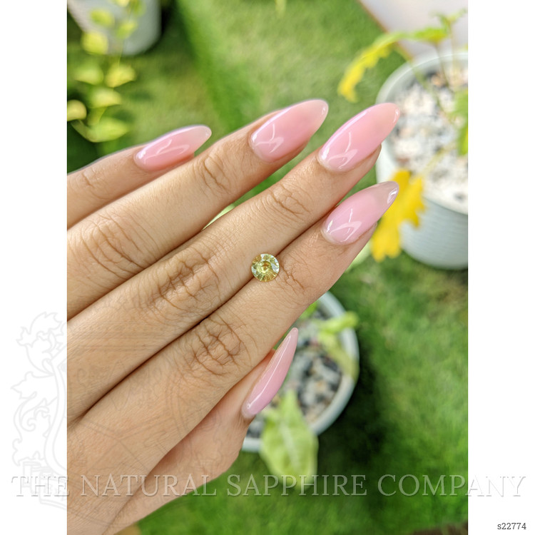 0.70 Ct. Yellow Sapphire from Ceylon (Sri Lanka)