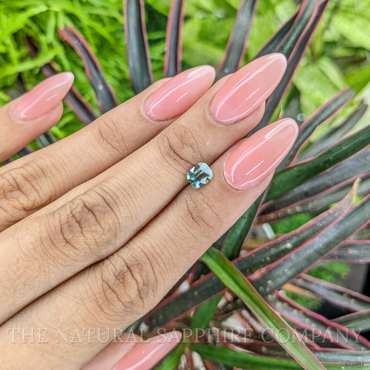 1.15 Ct. Green Sapphire from Tanzania